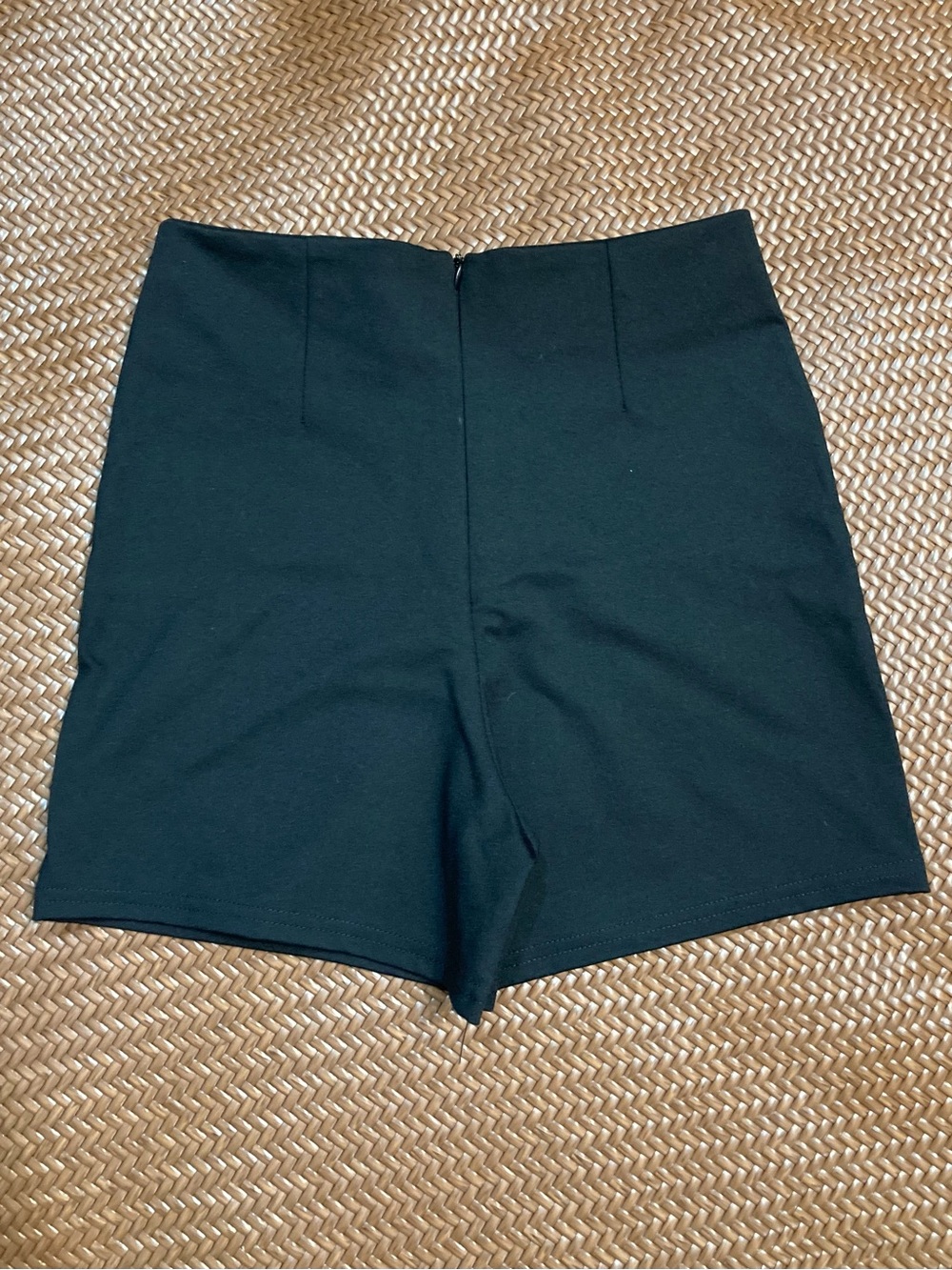 High-Waist Black Women's Tailored Shorts